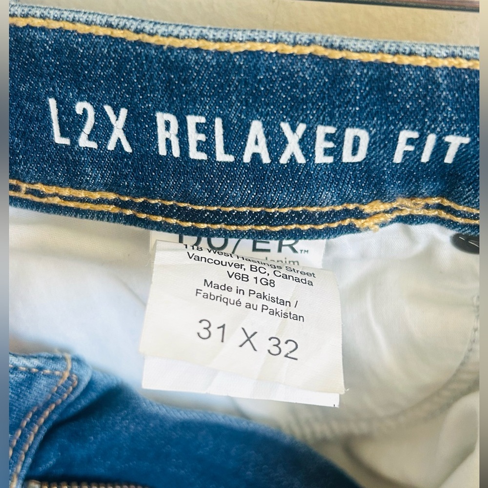 DU/ER men’s L2X relaxed taper jean 31x32 like new condition